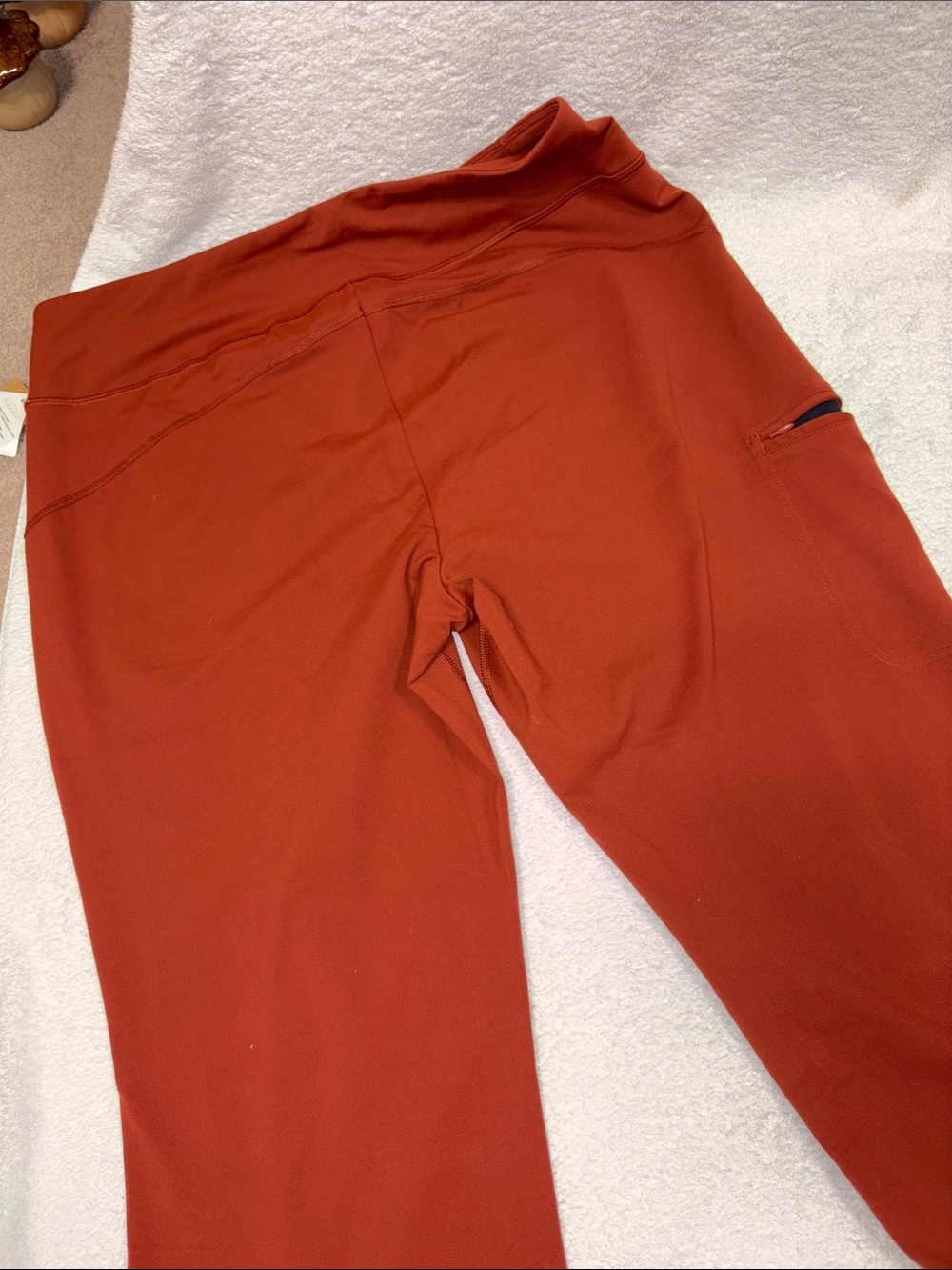 Duluth Trading noga supplex Wide-Leg Pants in Brick Red women’s lg 31 - Picture 11 of 12